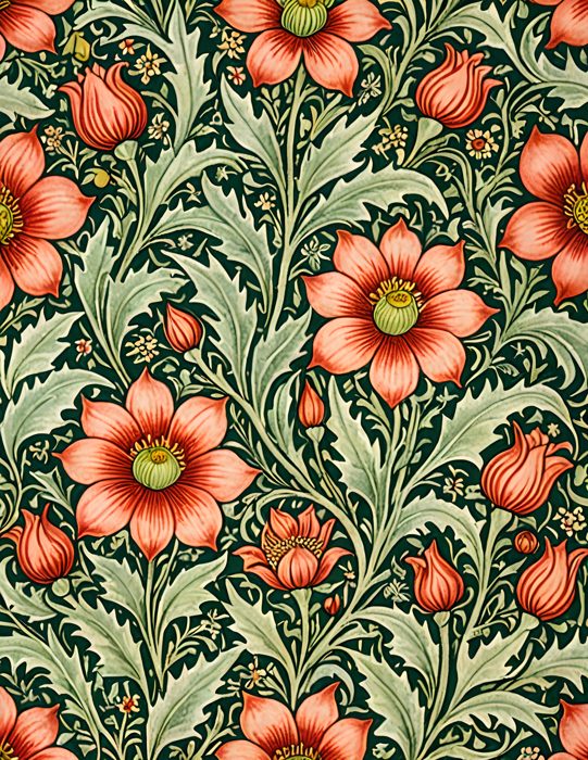 All-over floral pattern
