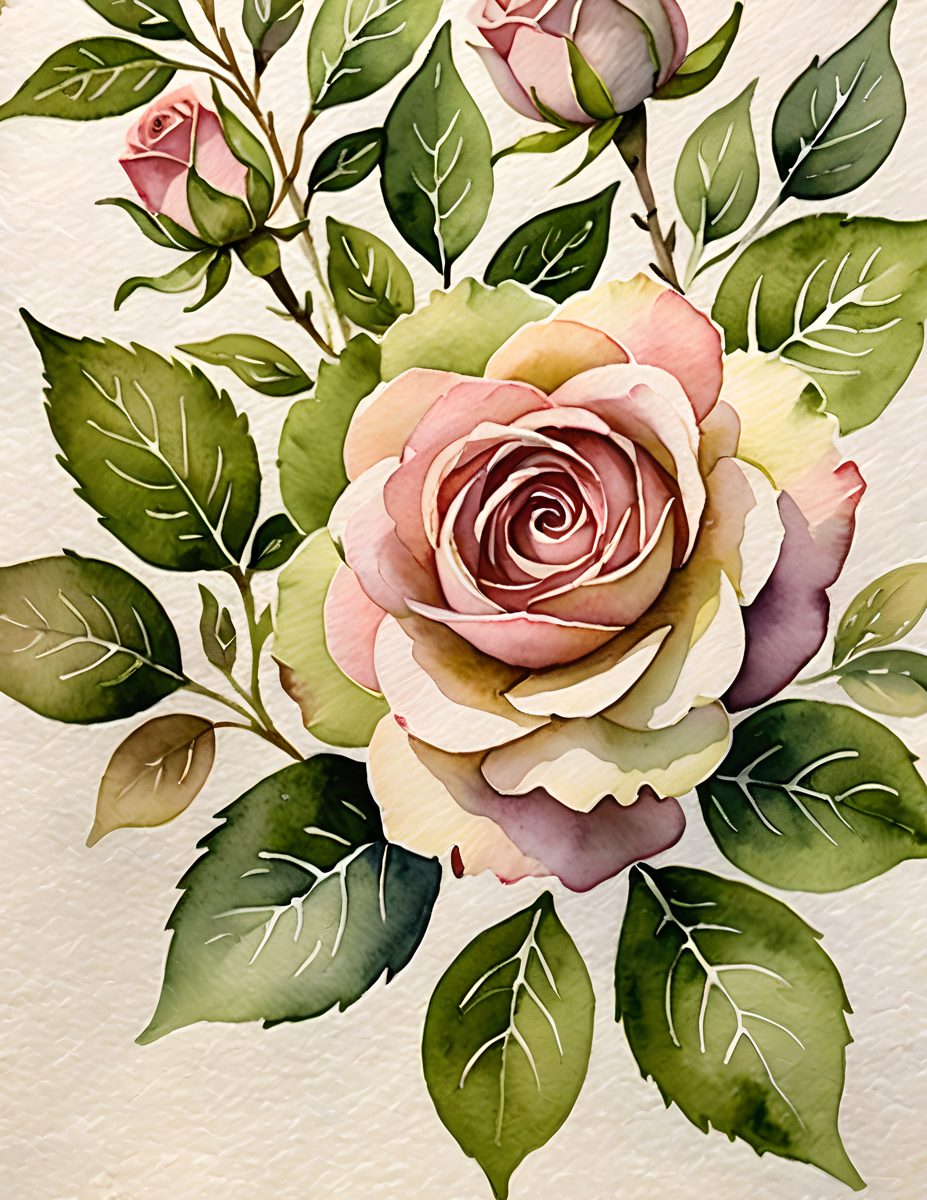 Real printable page example from Cottage Rose Junk Journal Palette Ideas