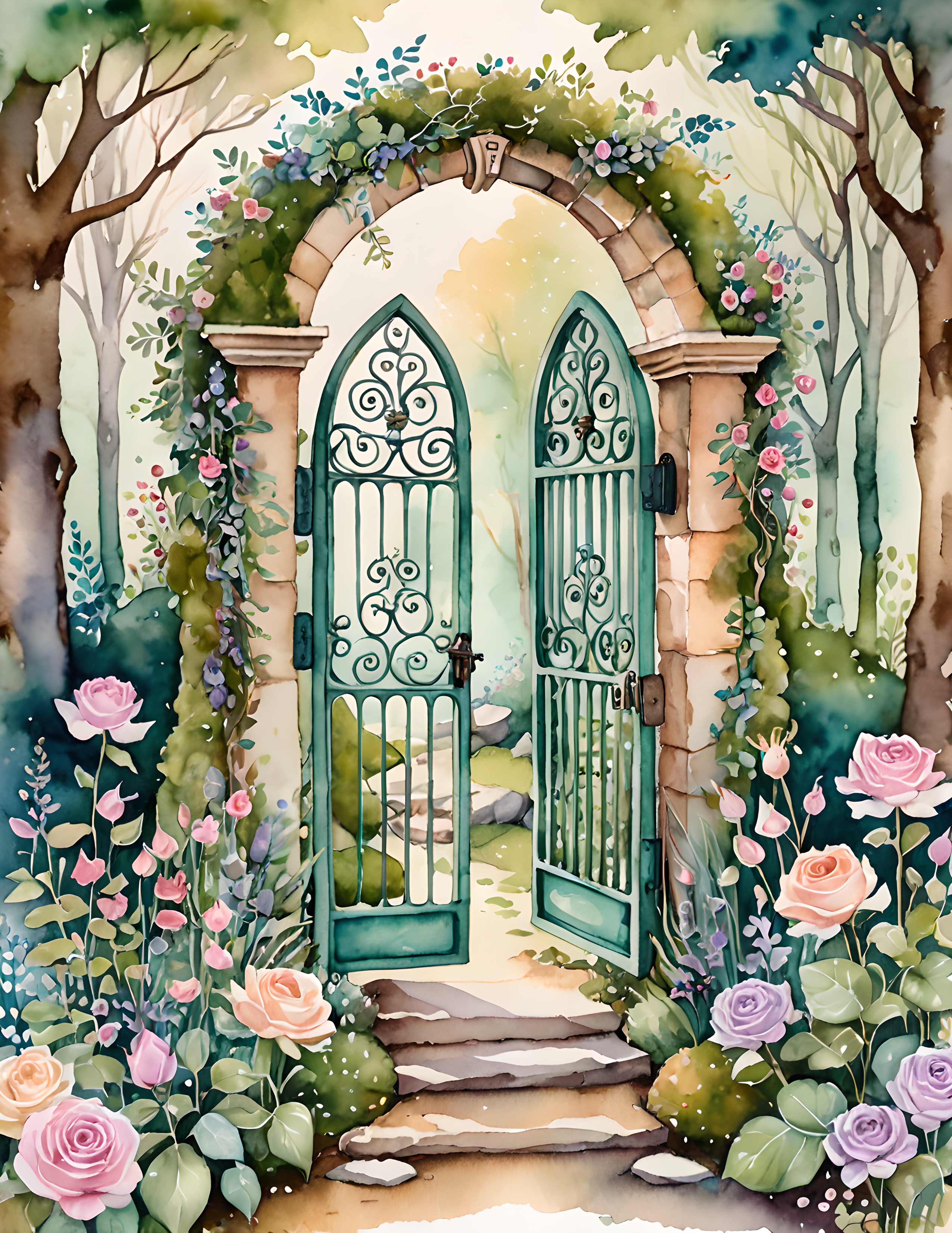 Real Fairy Wings watercolor collection page 1