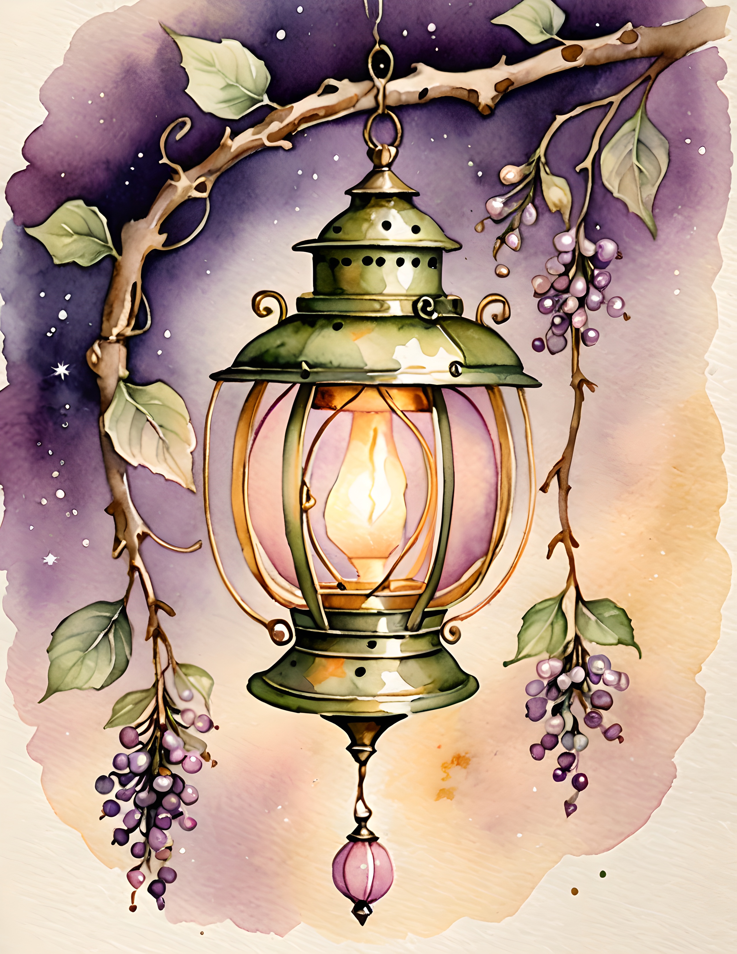 Real Gossamer Fae page with a glowing lantern and botanical details