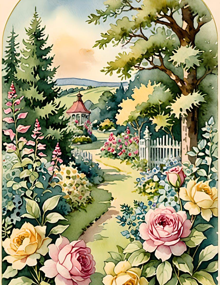 Garden Joy printable page two