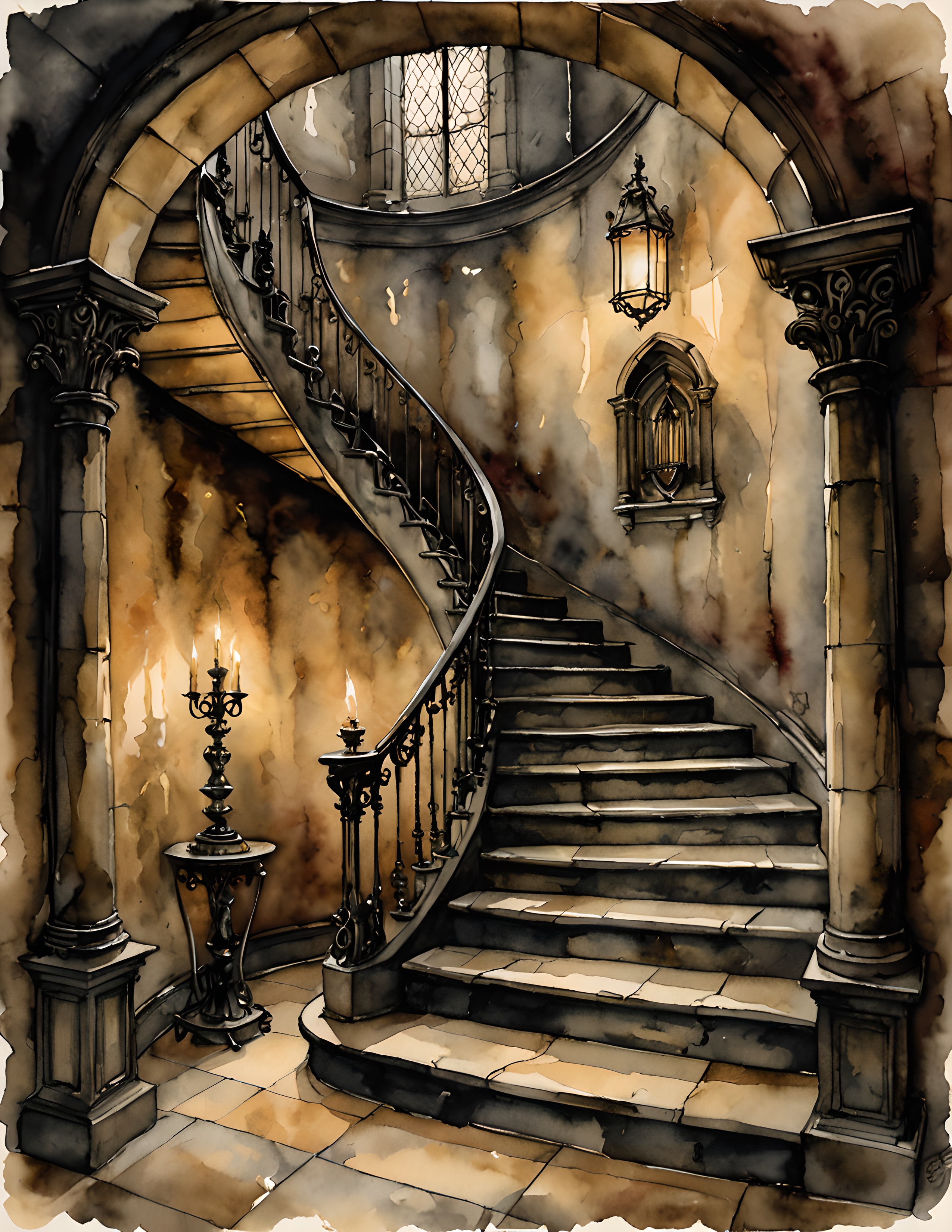 Real Dark Manor watercolor collection page 3
