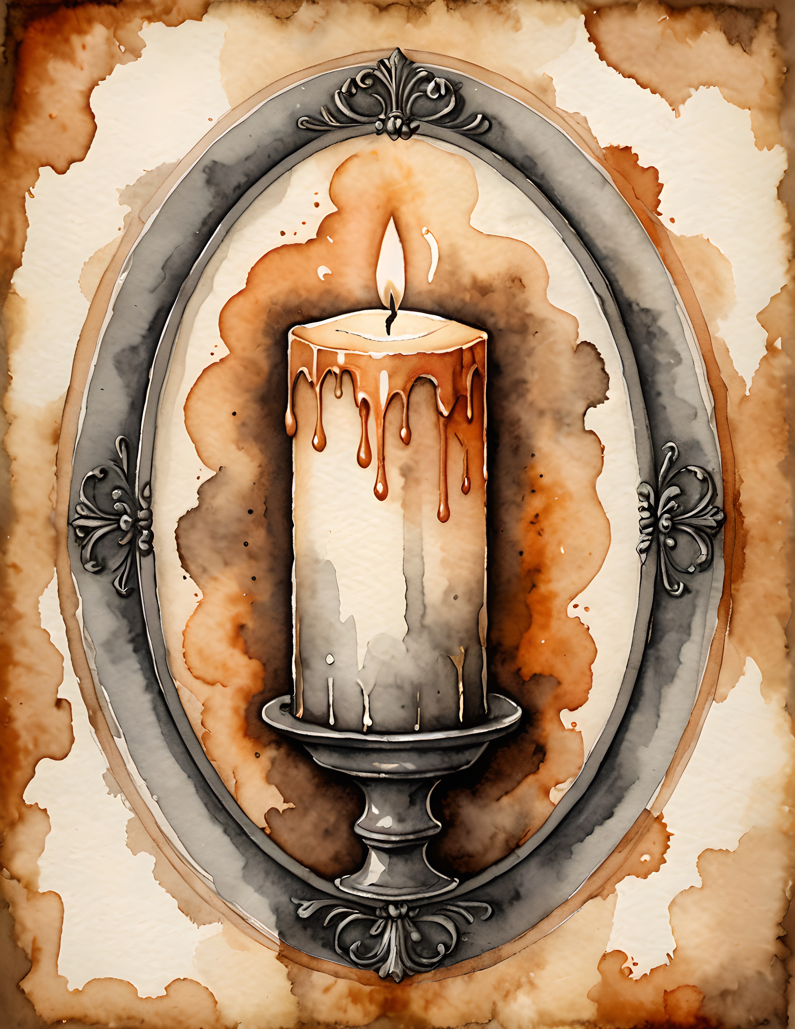 First real Grungy Distressed printable page