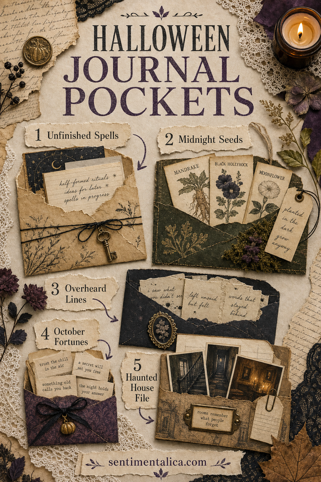 Saveable illustrated guide for this journal idea