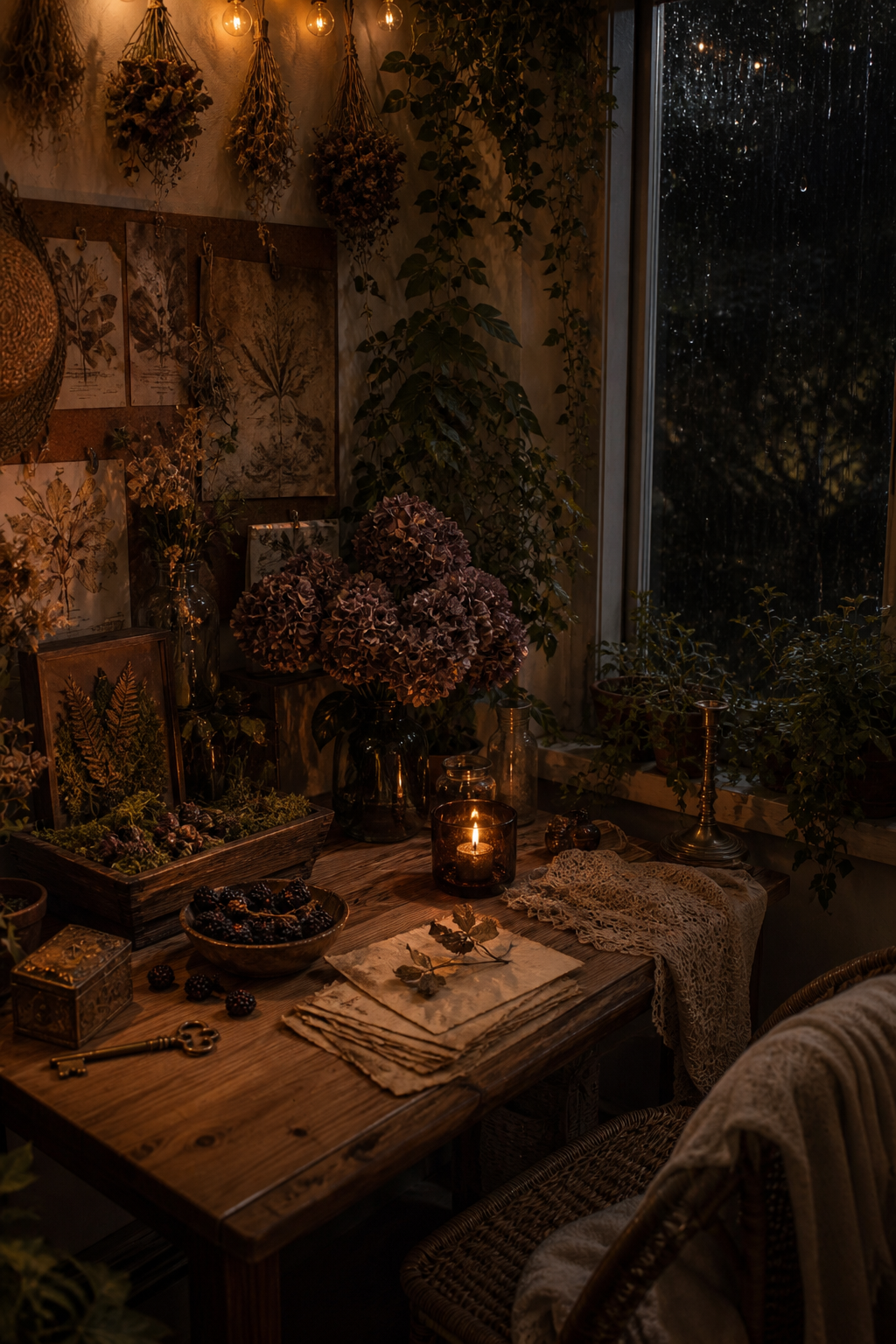 Atmospheric portrait scene inspired by this journal theme