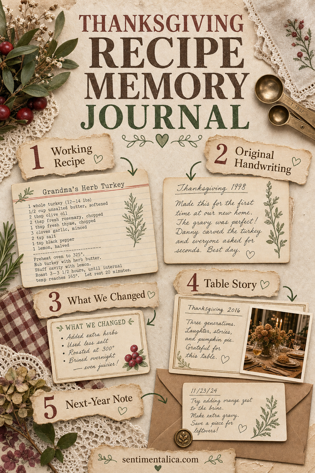 Saveable illustrated guide for this journal idea