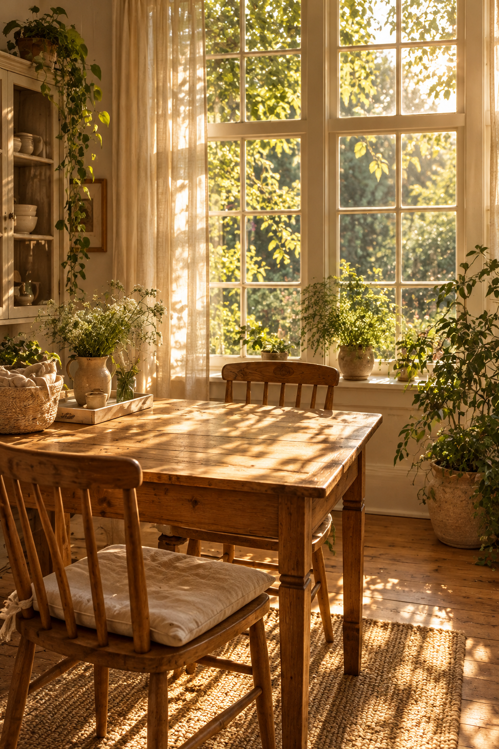 Atmospheric dream workspace / cozy corner scene