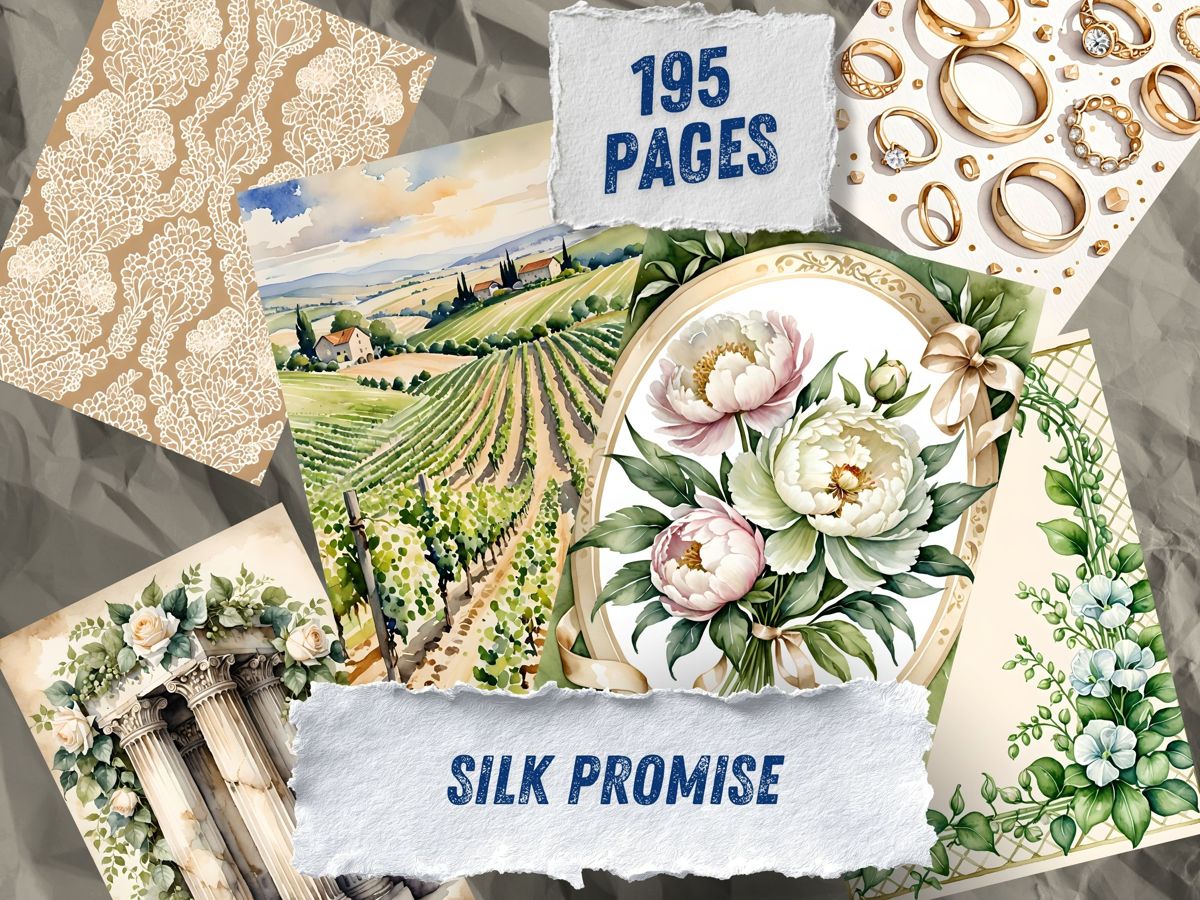 Silk Promise listing image with sage and cream details