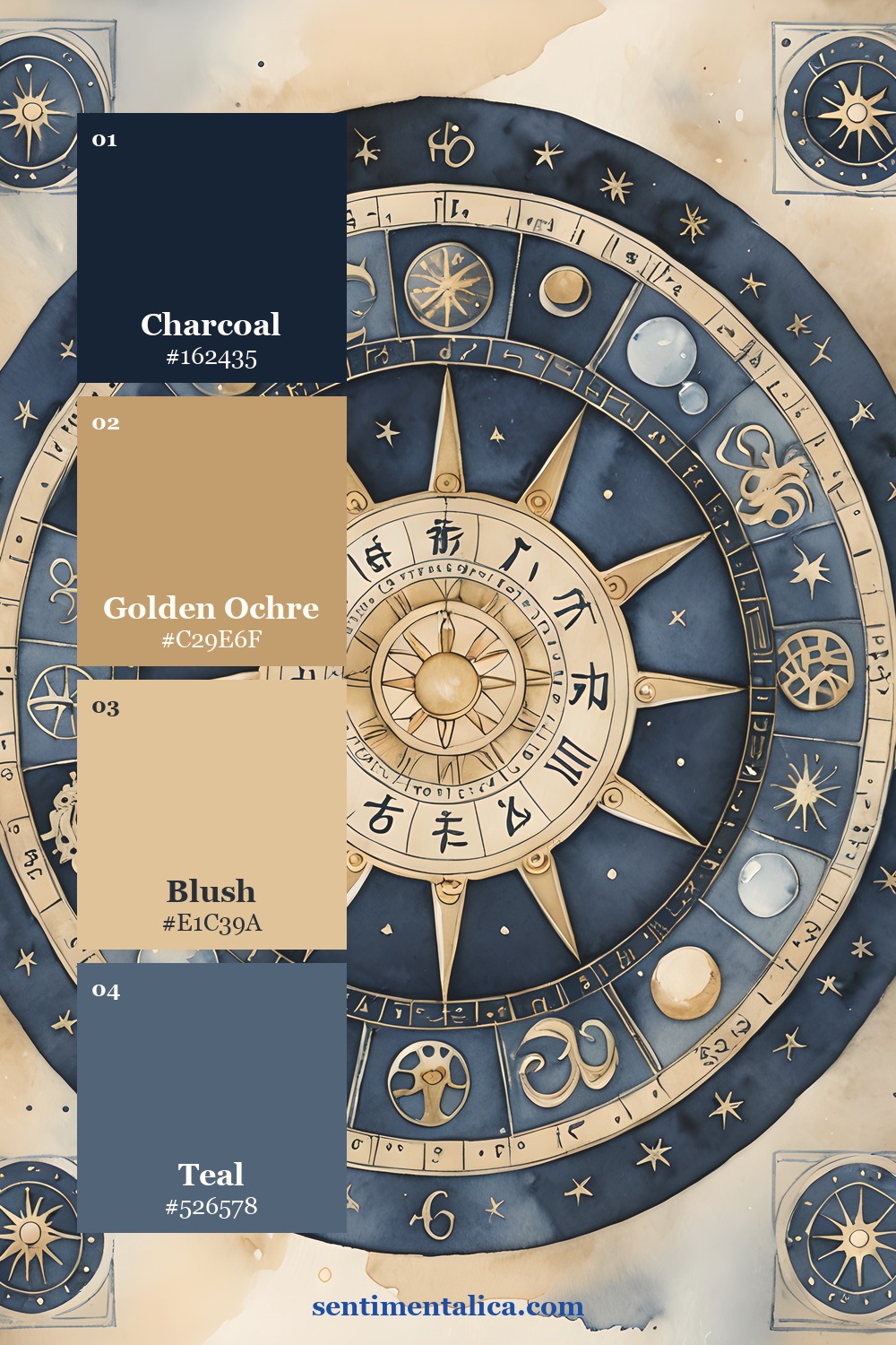 Second Star Map palette sampled from a different printable page