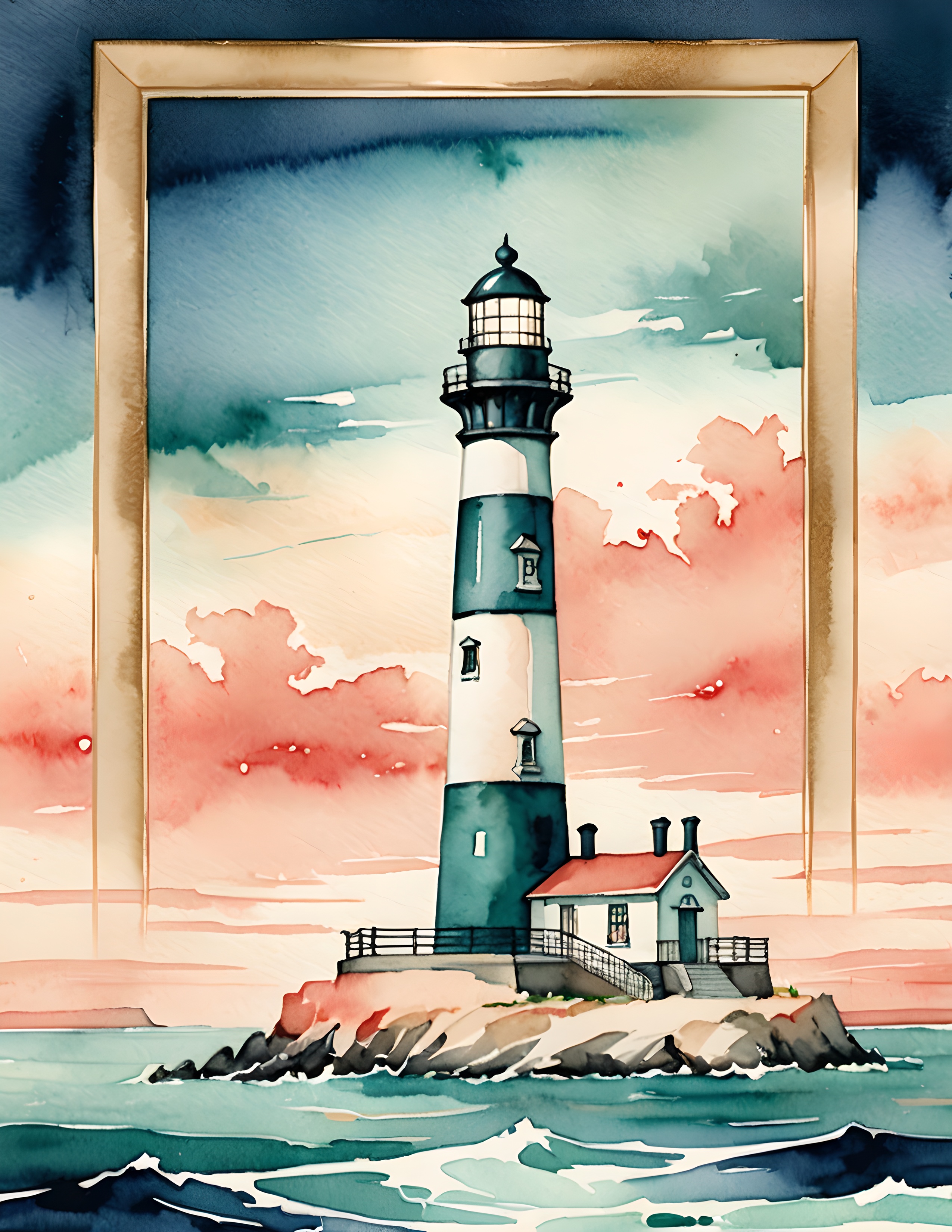 Real Coral Dance lighthouse page for a coastal travel journal
