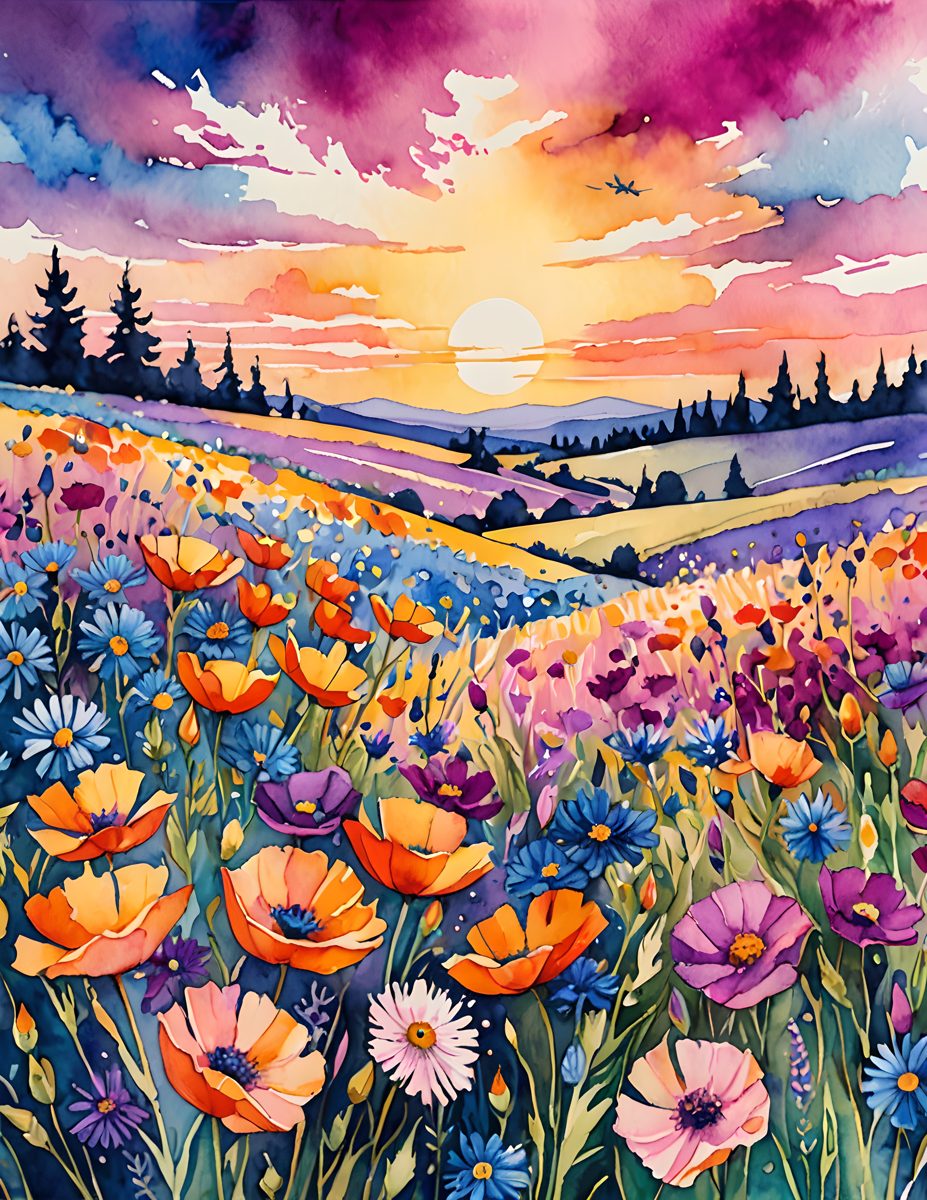 Wild Colors printable page three