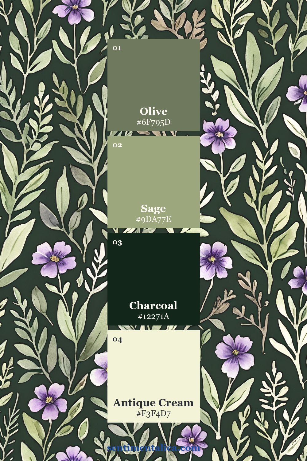 Second Wild Deer palette sampled from a different printable page