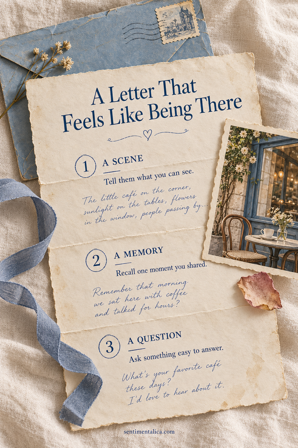 Illustrated write a letter that feels like being there guide